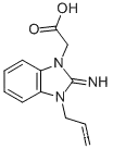 Molecular Structure of 435342-05-5 ((3-ALLYL-2-IMINO-2,3-DIHYDRO-BENZOIMIDAZOL-1-YL)-ACETIC ACID)
